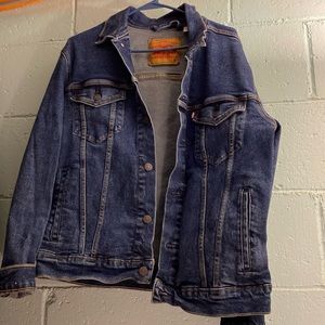 Medium Levi women’s blue jean jacket